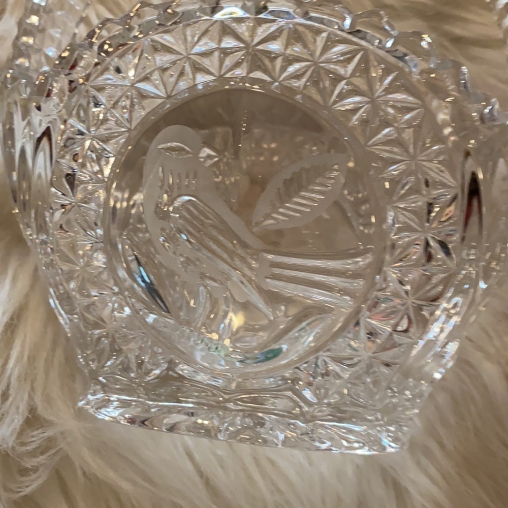 Vintage Hofbauer crystal basket - Picture 4 of 10